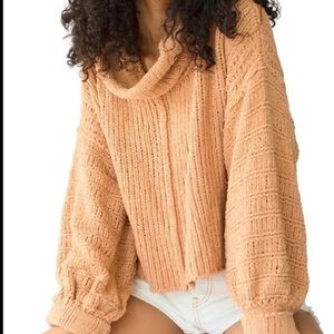 NWT Free People Bishop Sleeve Sweater